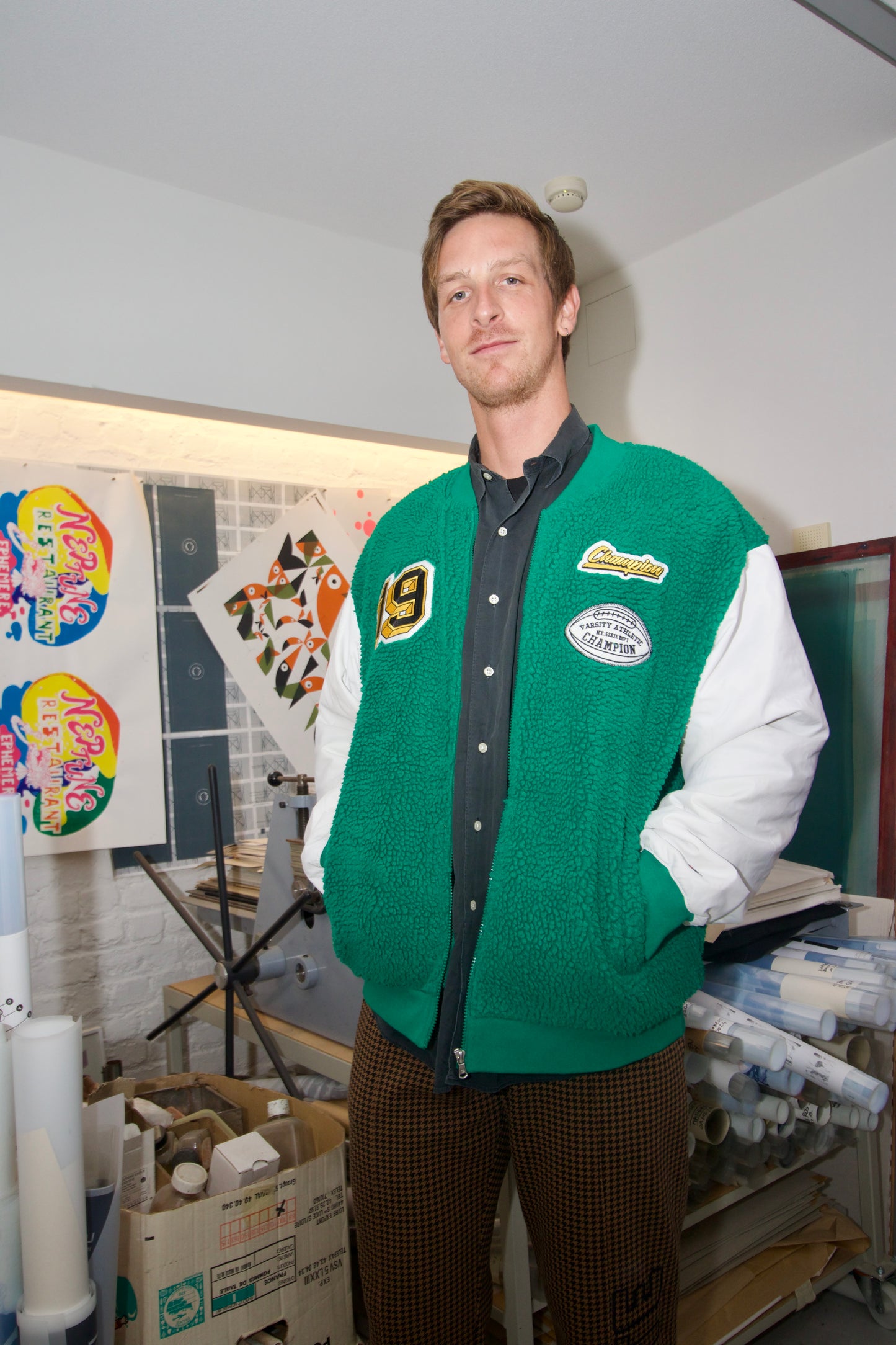 Champion - Bomber Baseball Jacket - XL