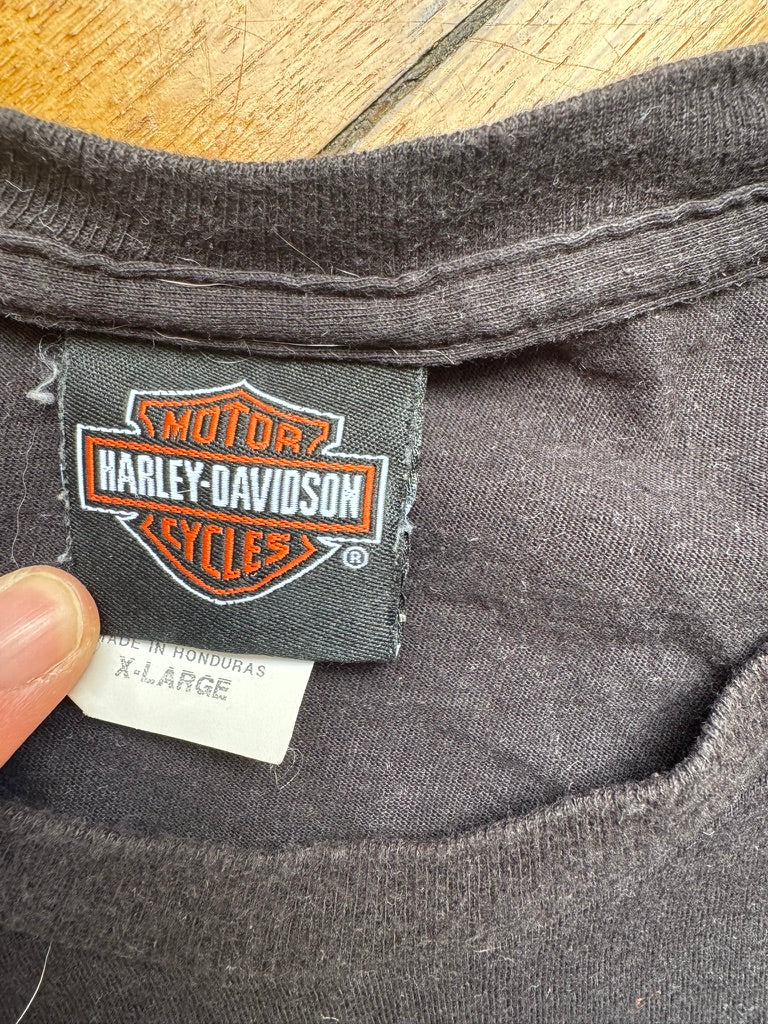Harley Davidson T-shirt Noir Harleyworld Chesterfield - Taille XL