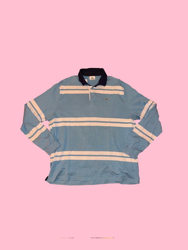 Lacoste - Polo longsleeves stripes - XL