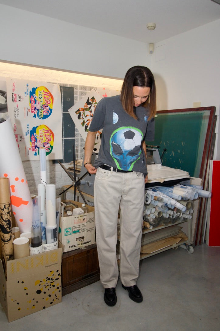 Vintage Tshirt "Football Alien" - Made in USA