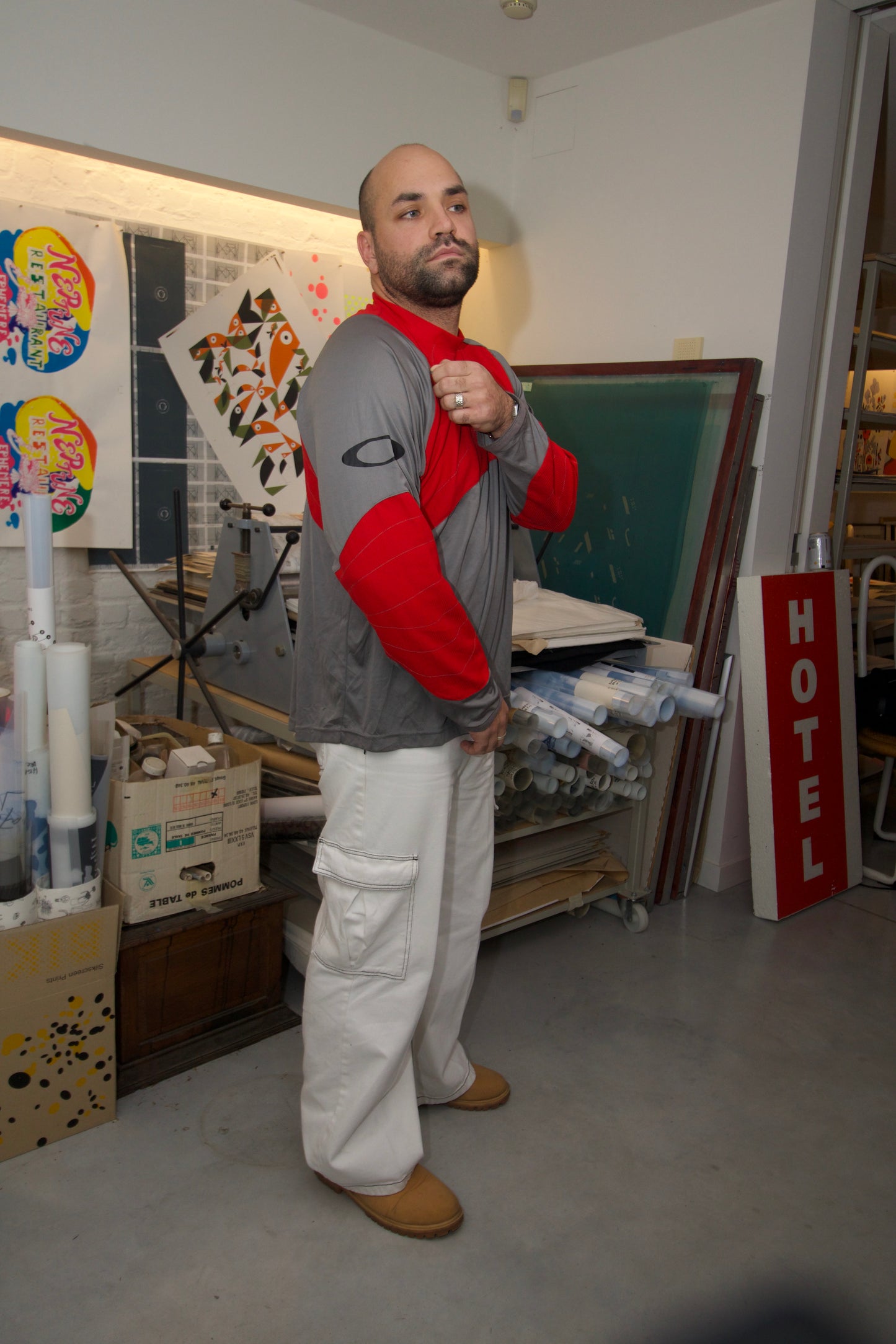 Oakley longsleeves motocross jacket 00's XL (rare)