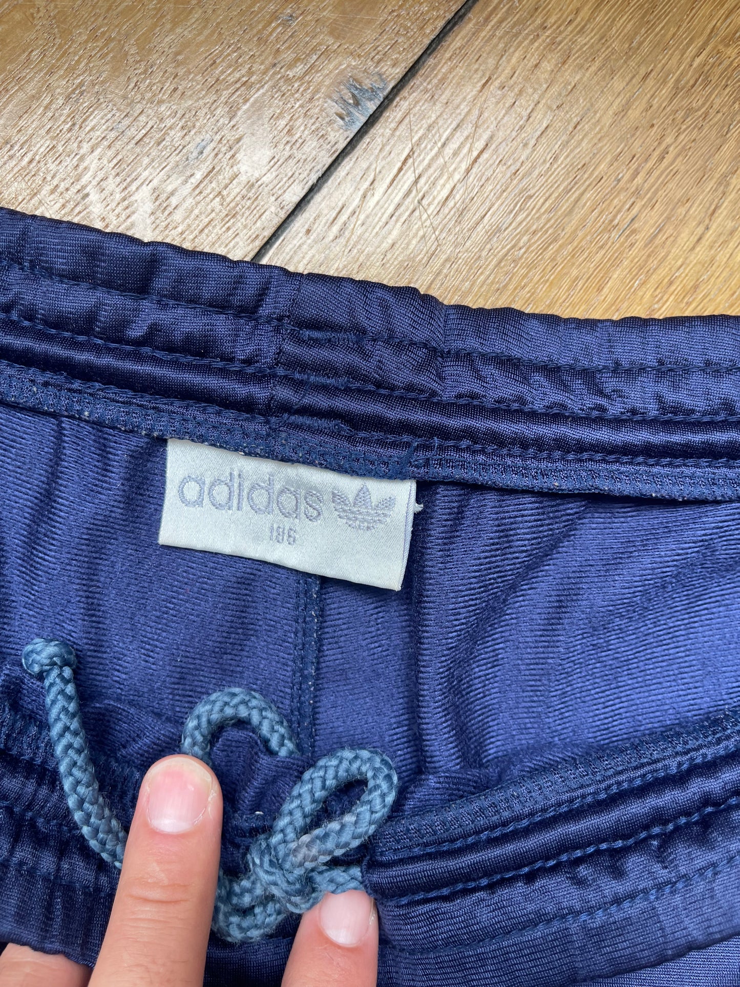 Adidas trackpant blue 90's L