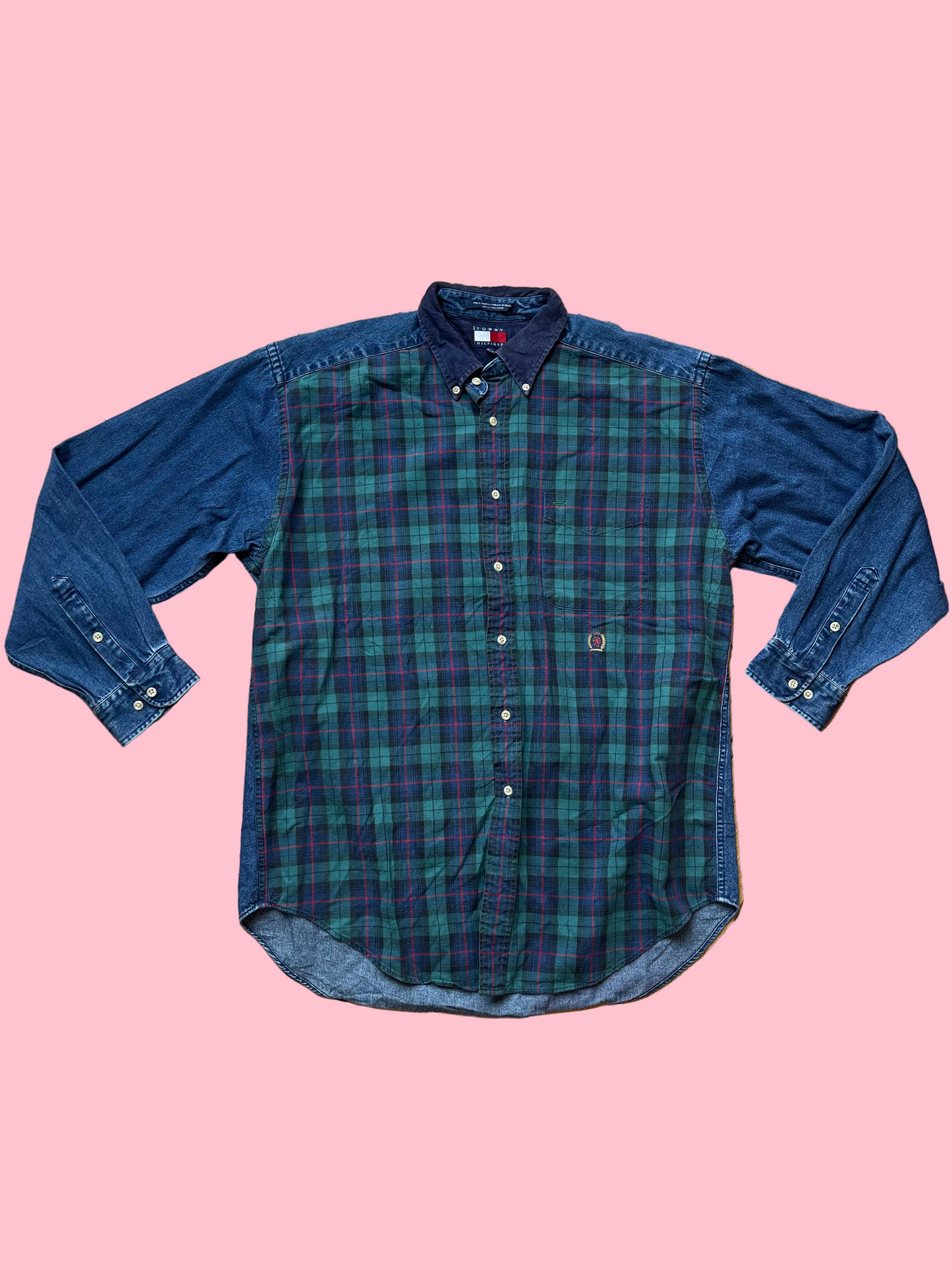 Tommy Hilfiger stripped shirt denim XL