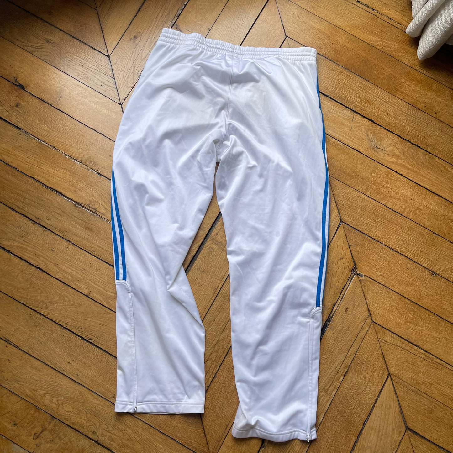 Adidas trackpant white 90's XL