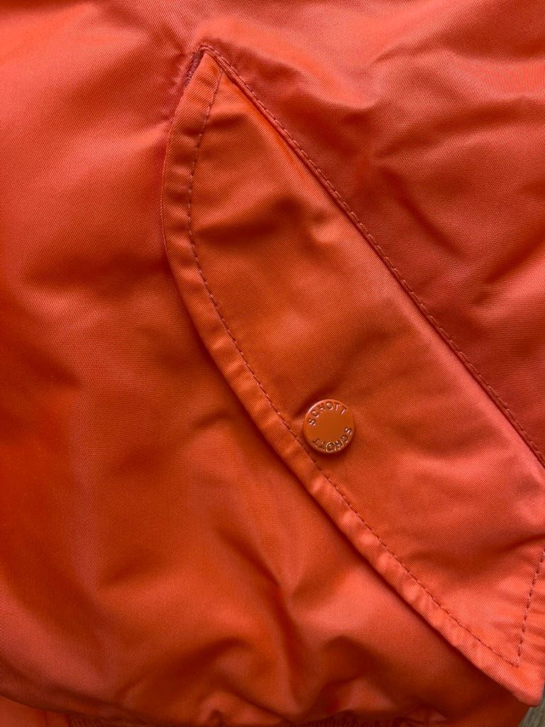 Schott bomber Jacket orange S (WMS)