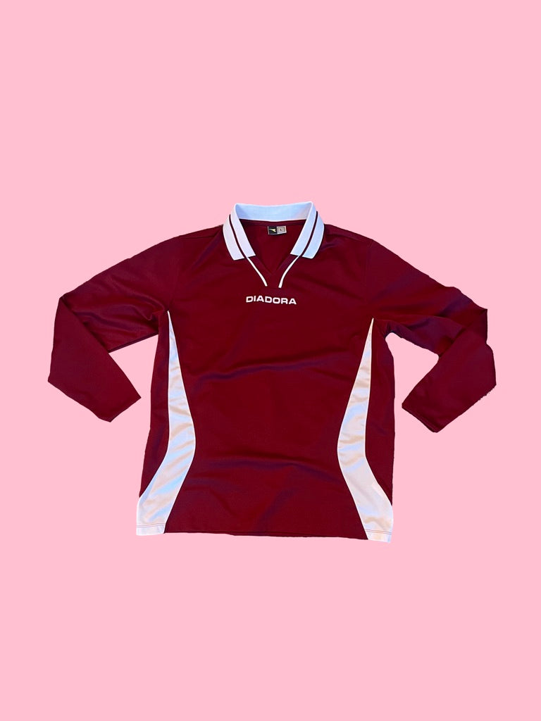 Diadora - Jersey burgundy - L