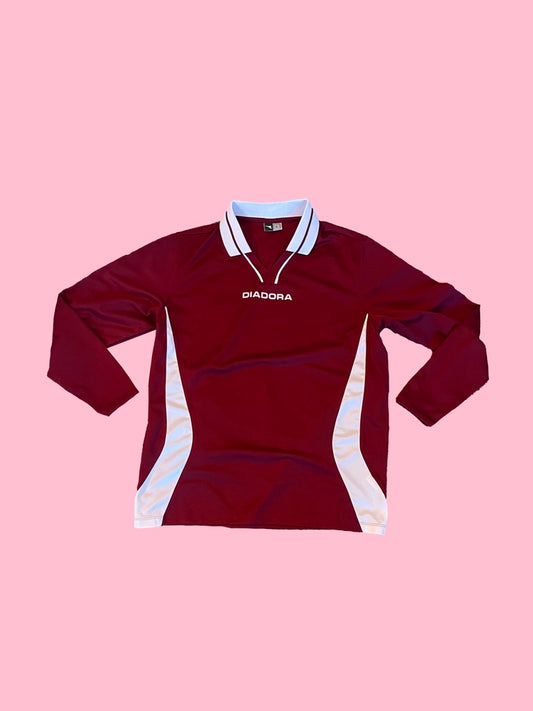 Diadora - Jersey burgundy - L