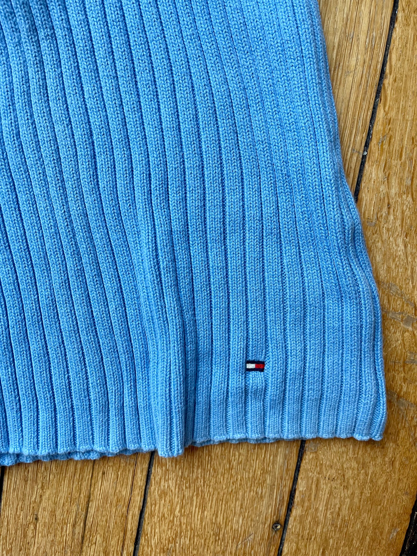 Tommy Hilfiger sleeveless zip pullover blue 2XL