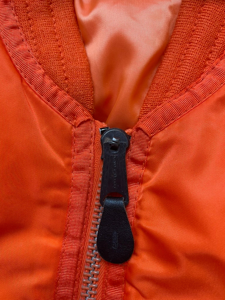 Schott bomber Jacket orange S (WMS)