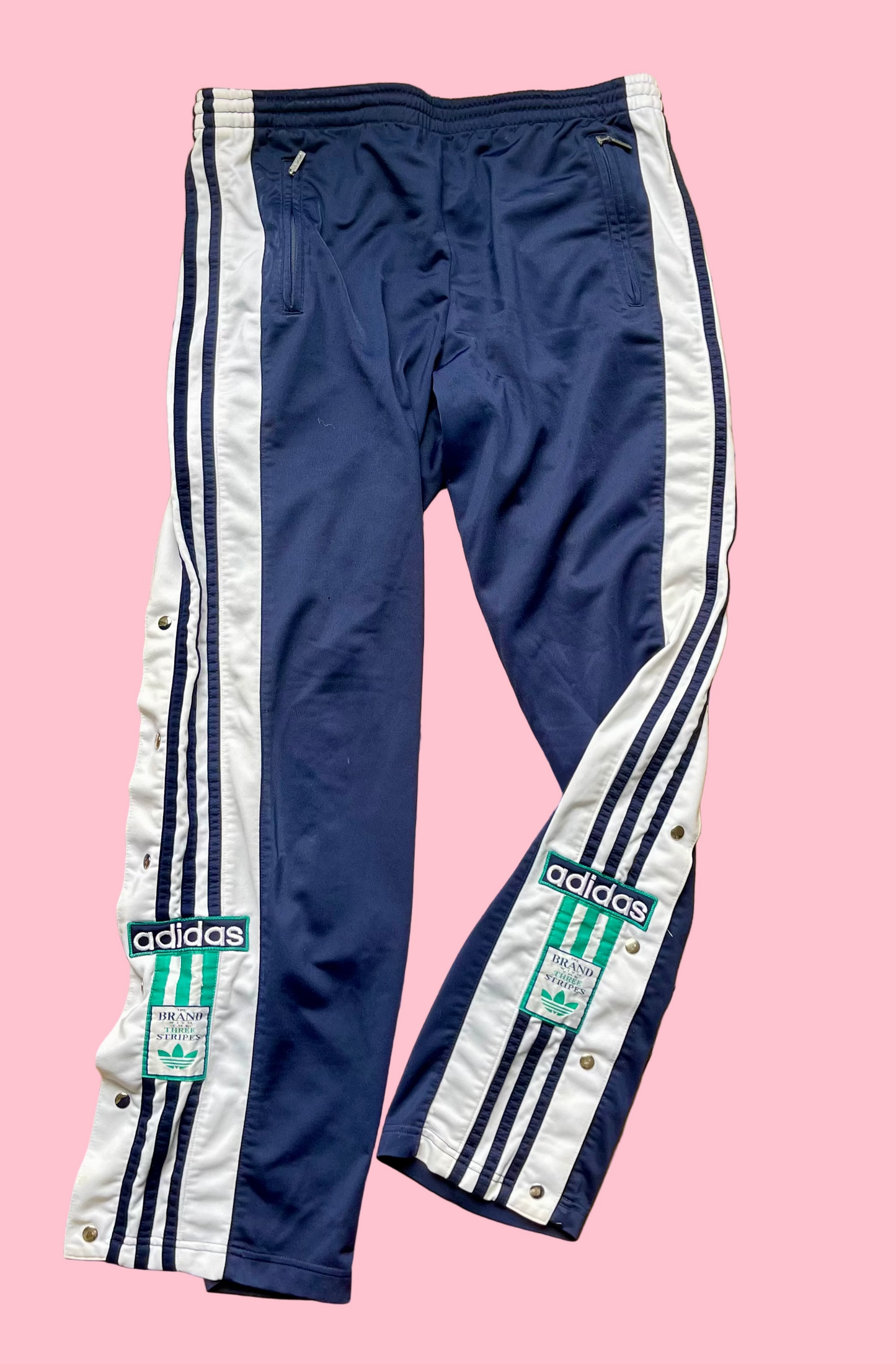 Adidas trackpant blue/turquoise 90's L