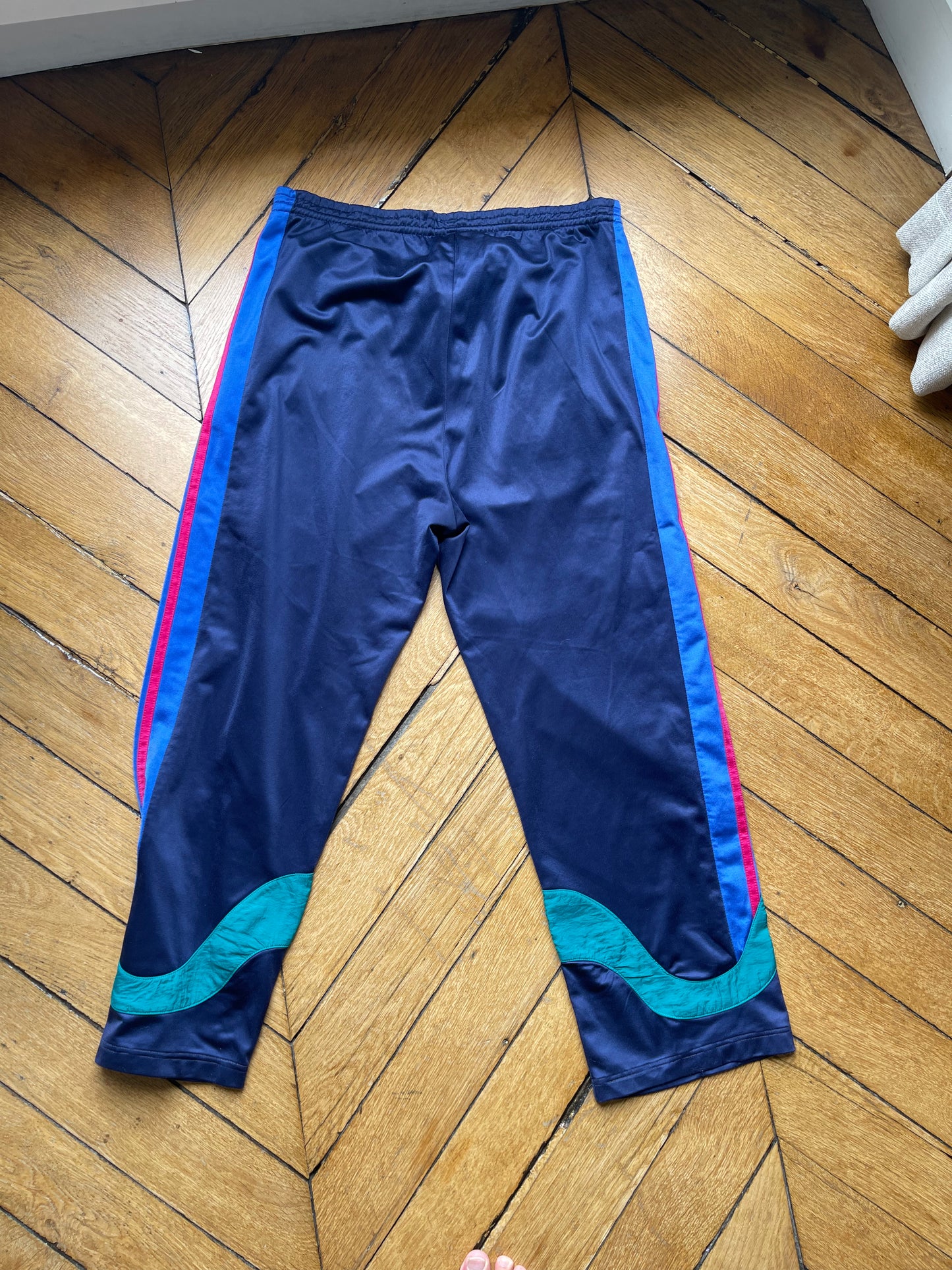 Adidas trackpant blue 90's L