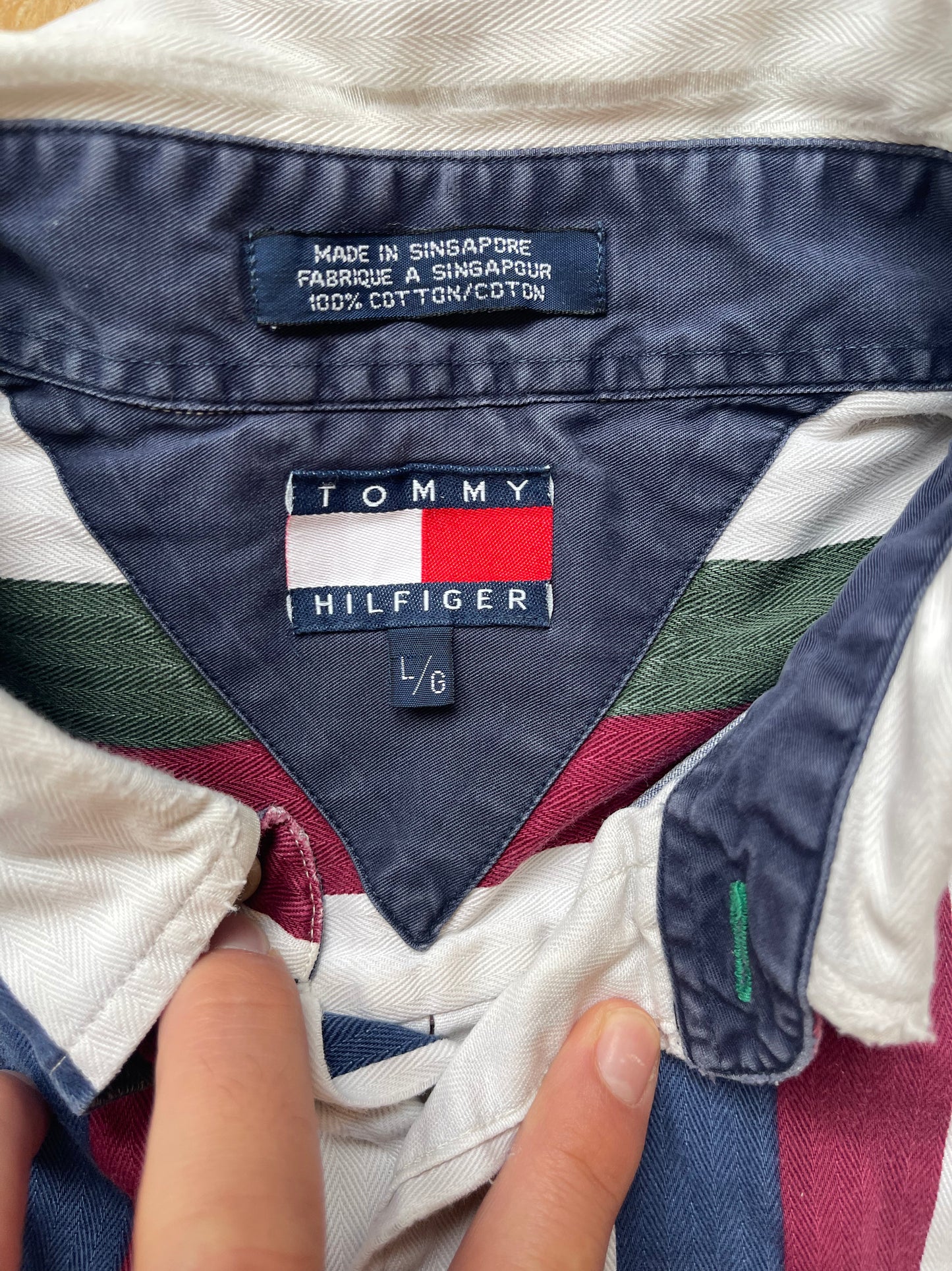 Tommy Hilfiger stripped shirt XL