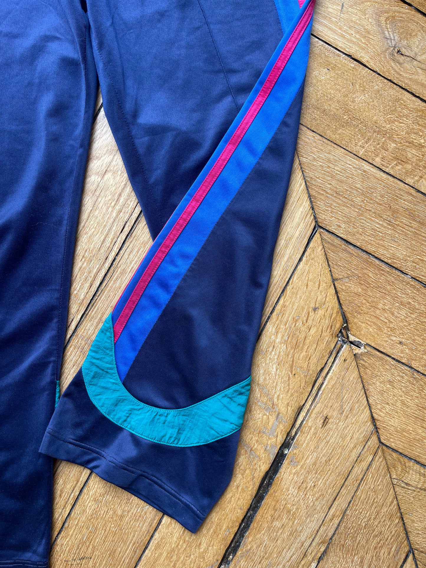 Adidas trackpant blue 90's L
