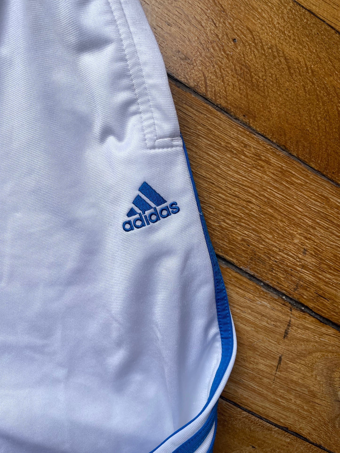 Adidas trackpant white 90's XL