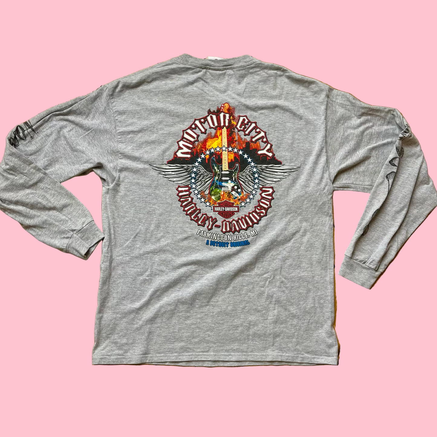 Harley Davidson longsleeves Tshirt 90's L