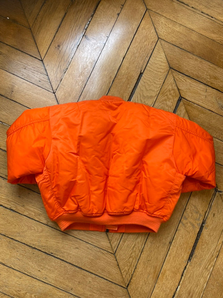 Schott bomber Jacket orange S (WMS)
