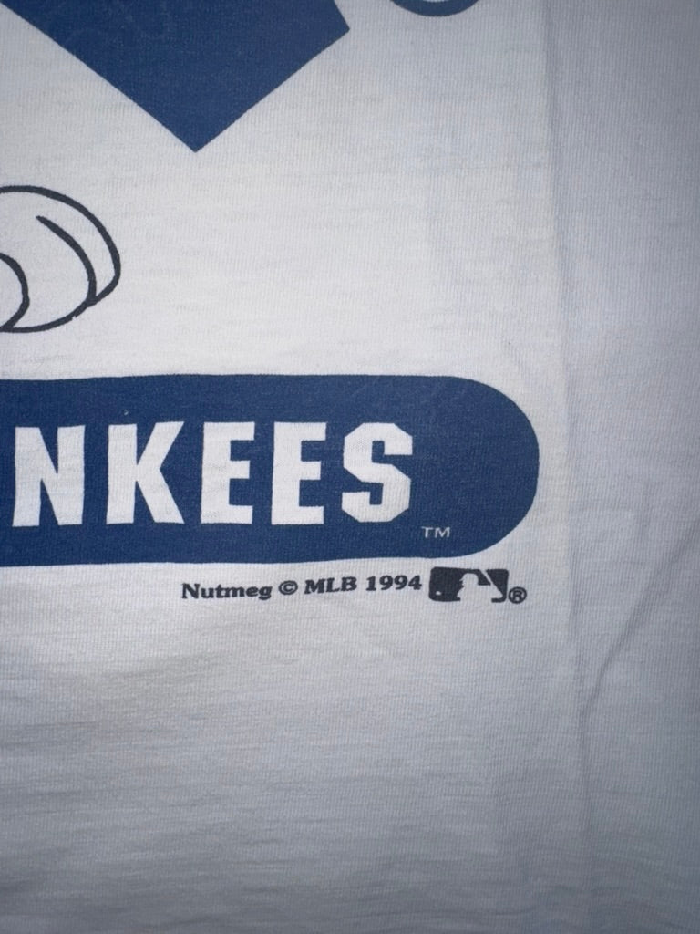 Nutmeg T-shirt Gris Yankees Looney Tunes 1994 - Taille S/M