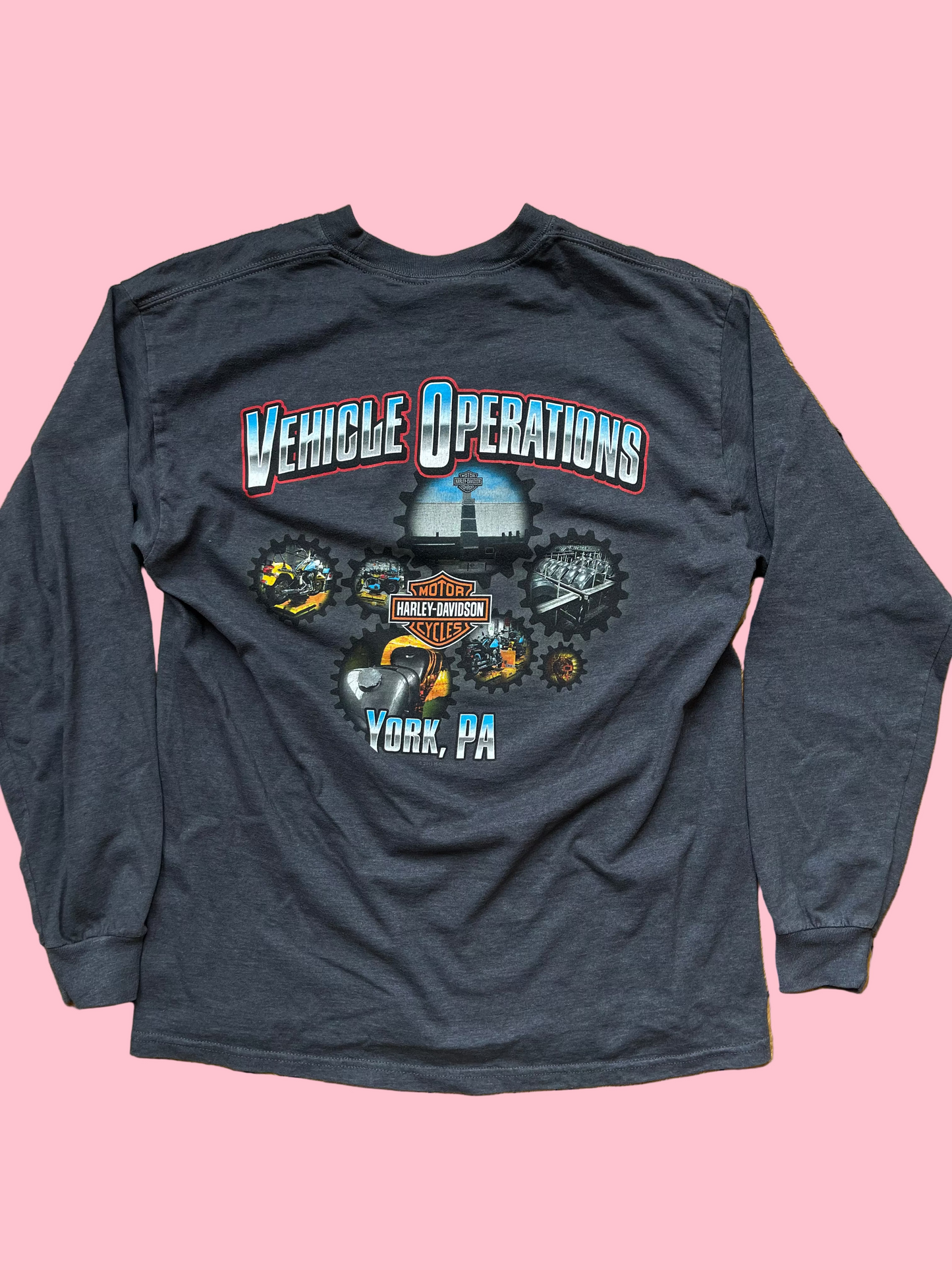 Harley Davidson "Genuine" longsleeves Tshirt 90's L