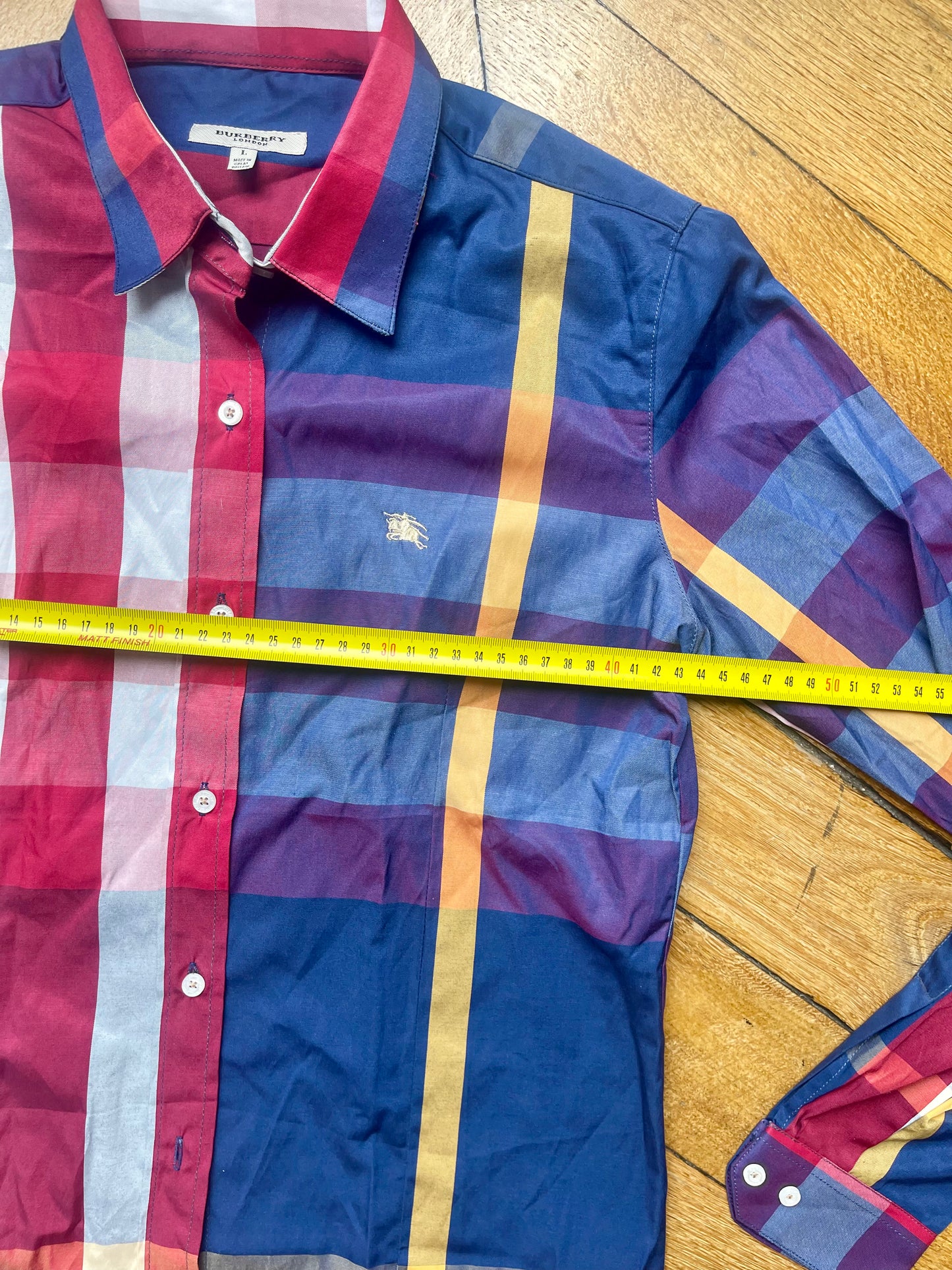 Burberry Shirt Blue/Red L (Women)