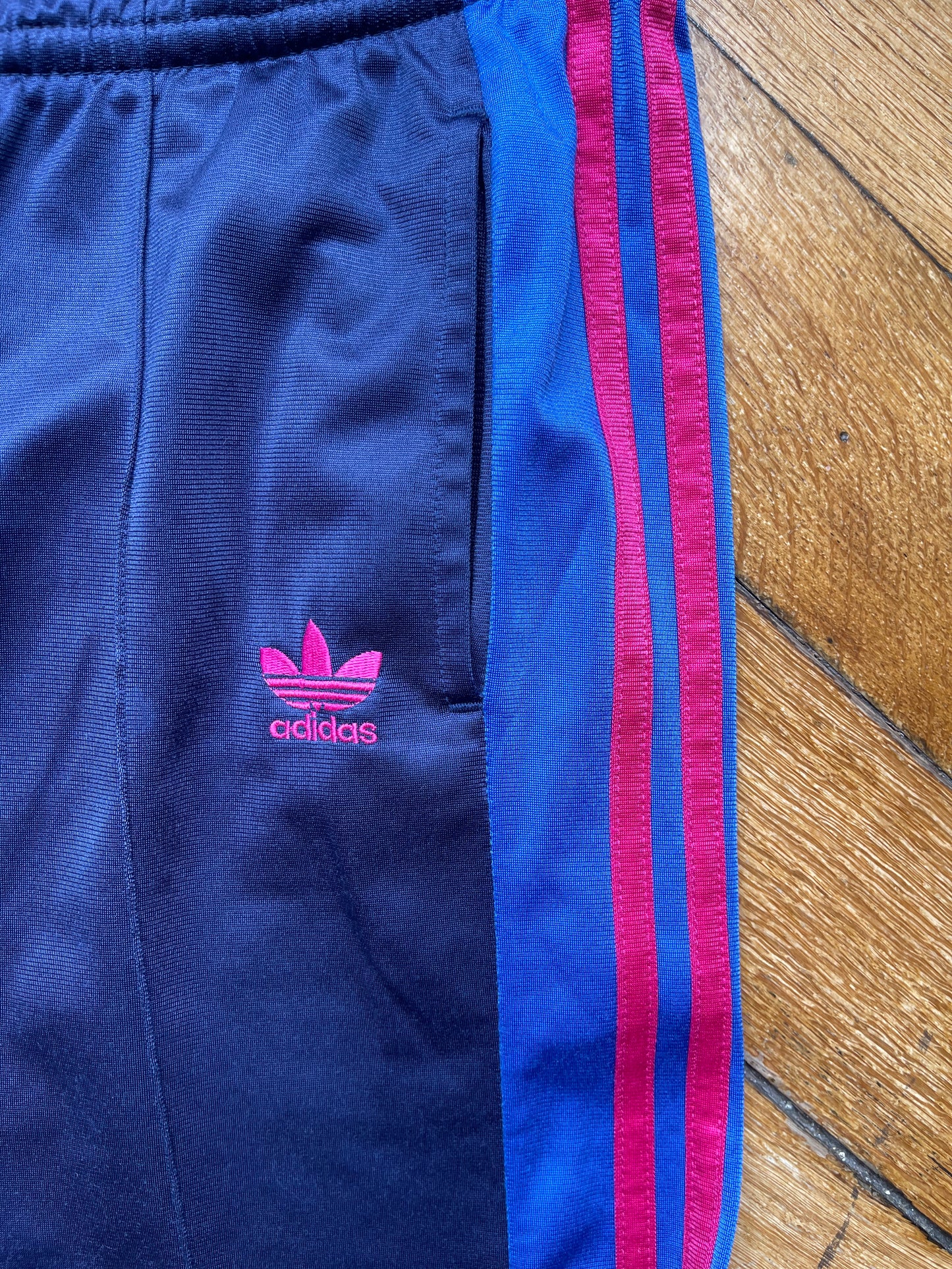 Adidas trackpant blue 90's L