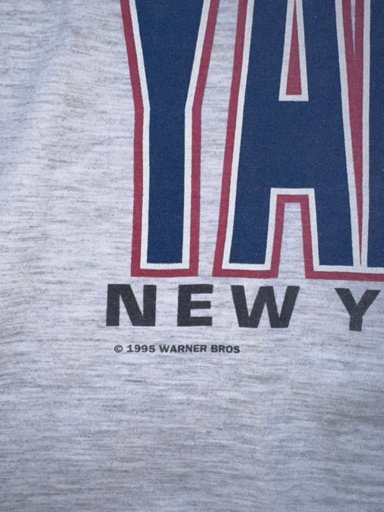 Nutmeg T-shirt Gris Yankees Looney Tunes - Taille S/M