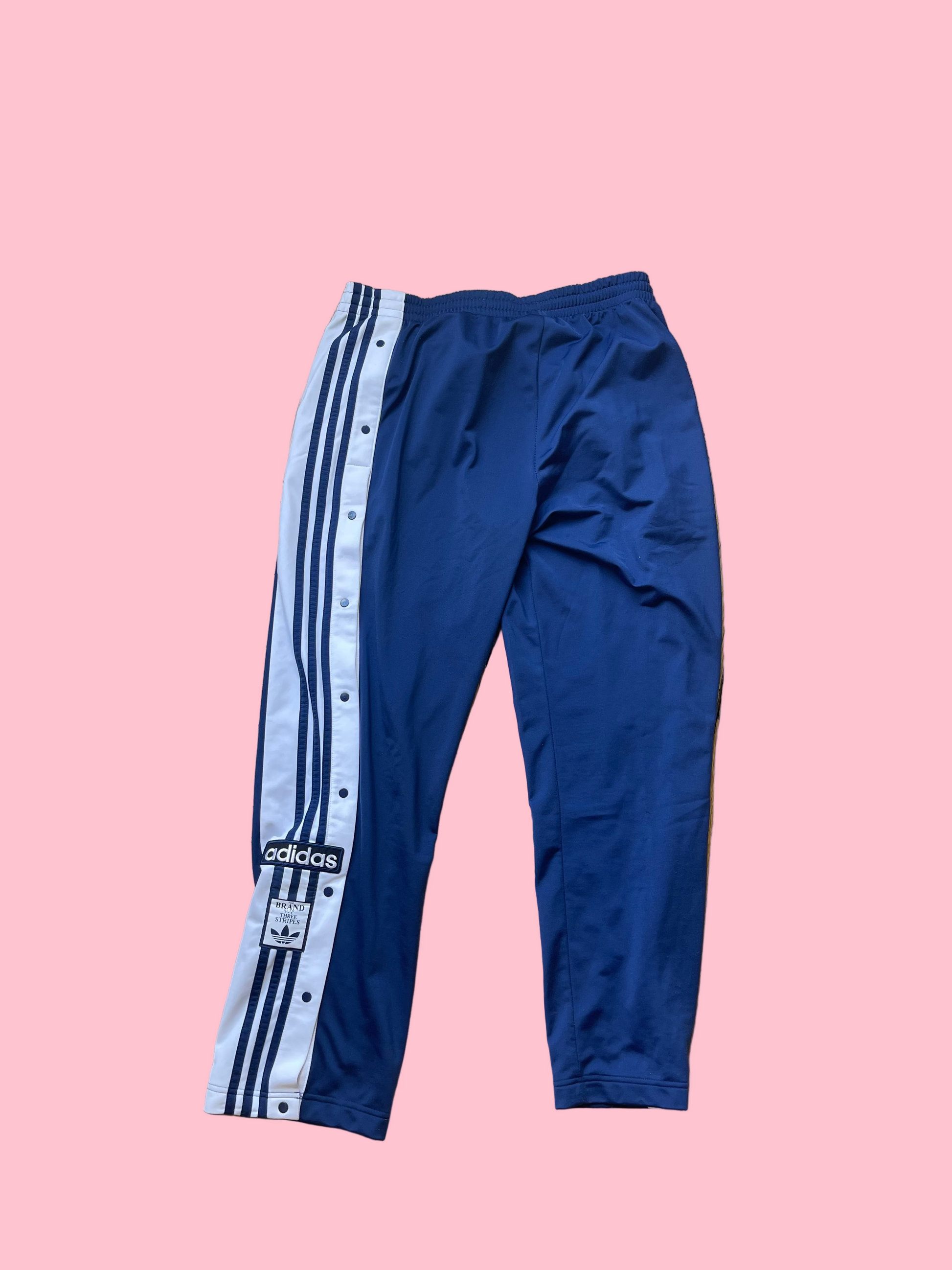 Blue Adidas tracksuit pants