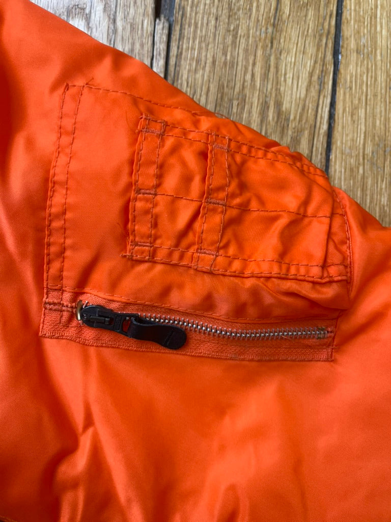 Schott bomber Jacket orange S (WMS)