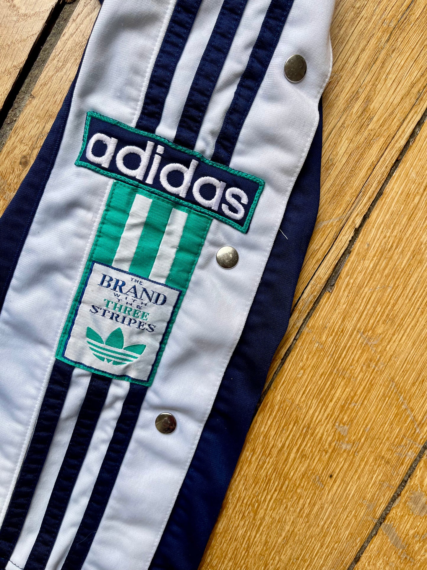 Adidas trackpant blue/turquoise 90's L