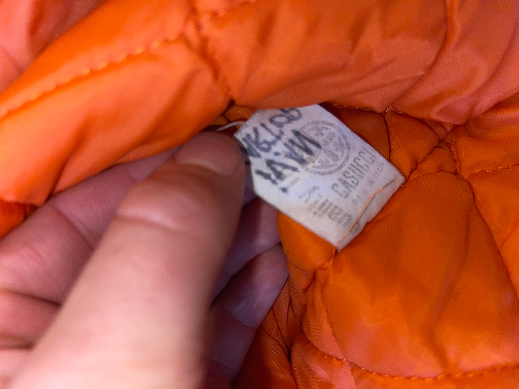 Casucci Bomber Réversible Bleu Made in Italy 80's-90's — Taille L
