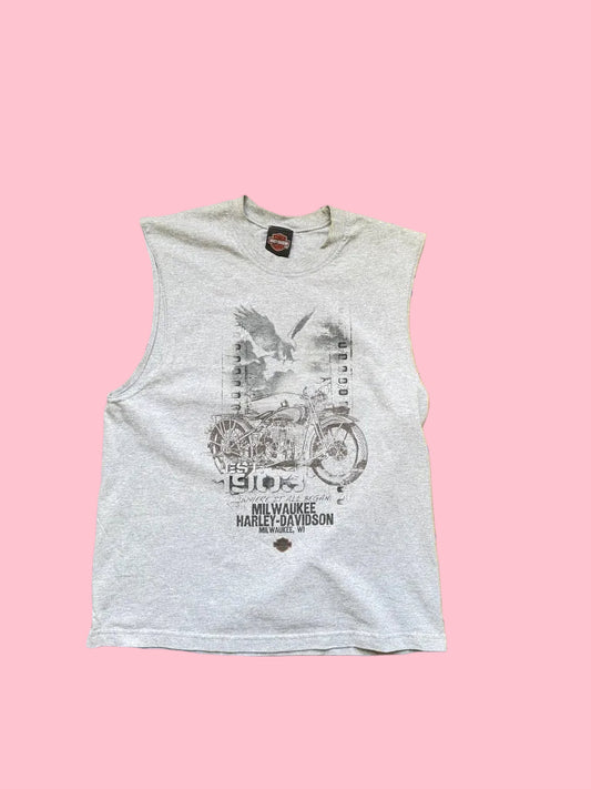 Harley Davidson Muscle Tee Gris 2013 - Taille L