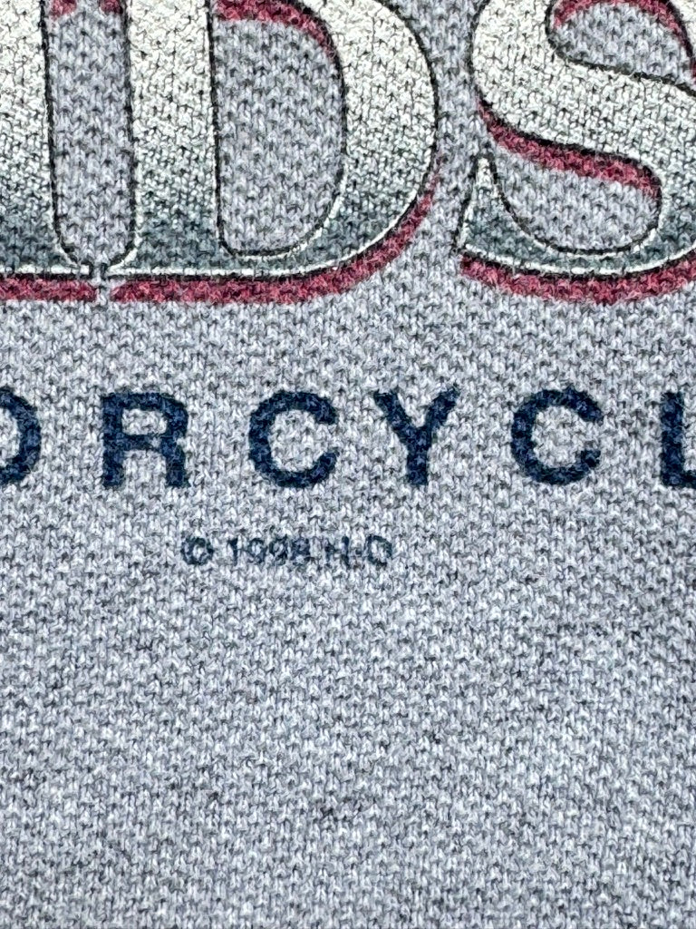 Harley Davidson T-shirt Gris 1998 - Made un USA - Taille M