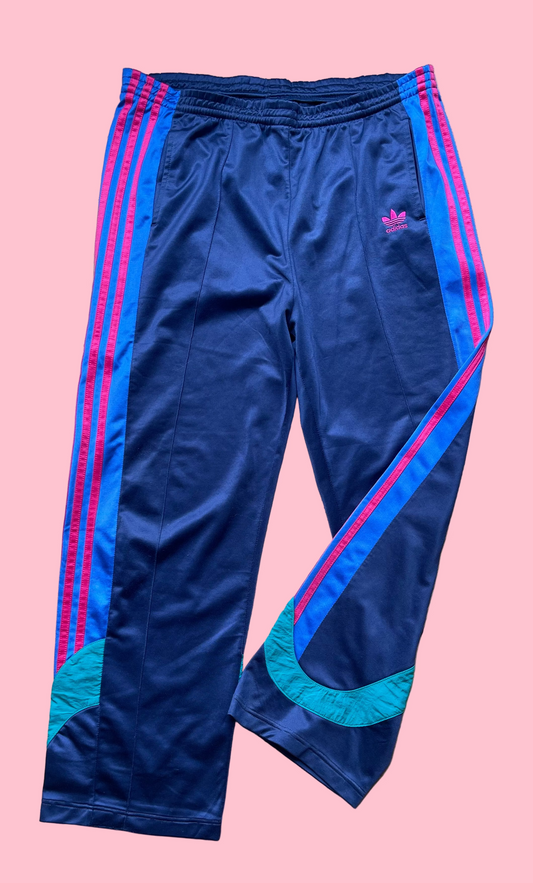 Adidas trackpant blue 90's L